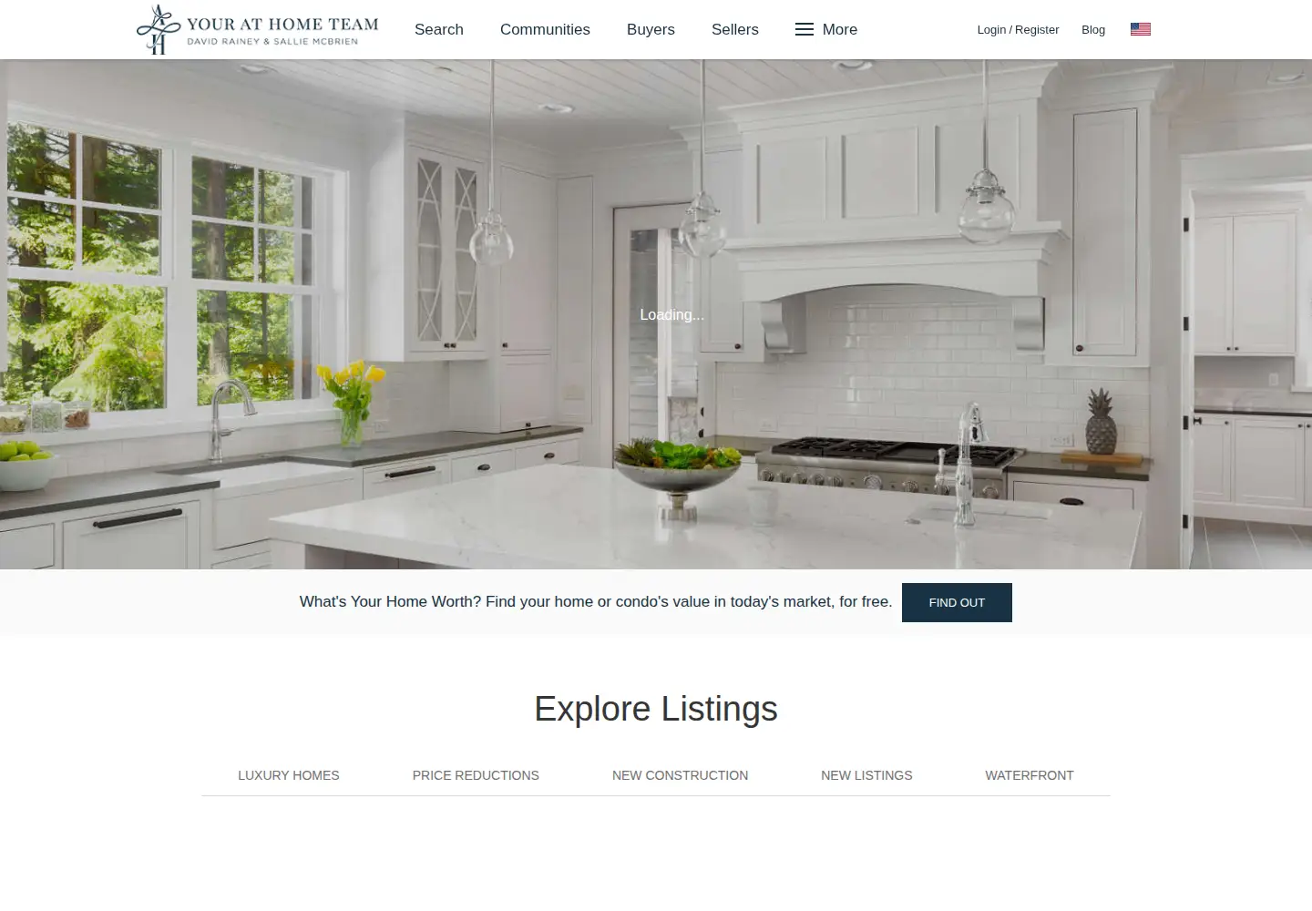 Screenshot of yourathometeam.com