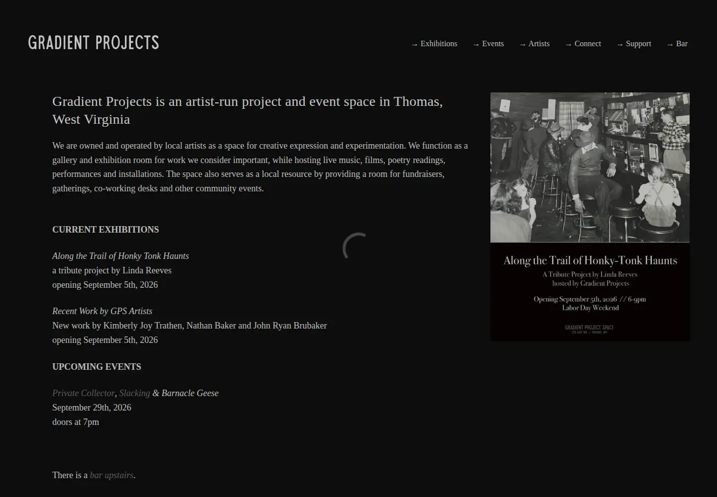 Screenshot of gradientprojects.org