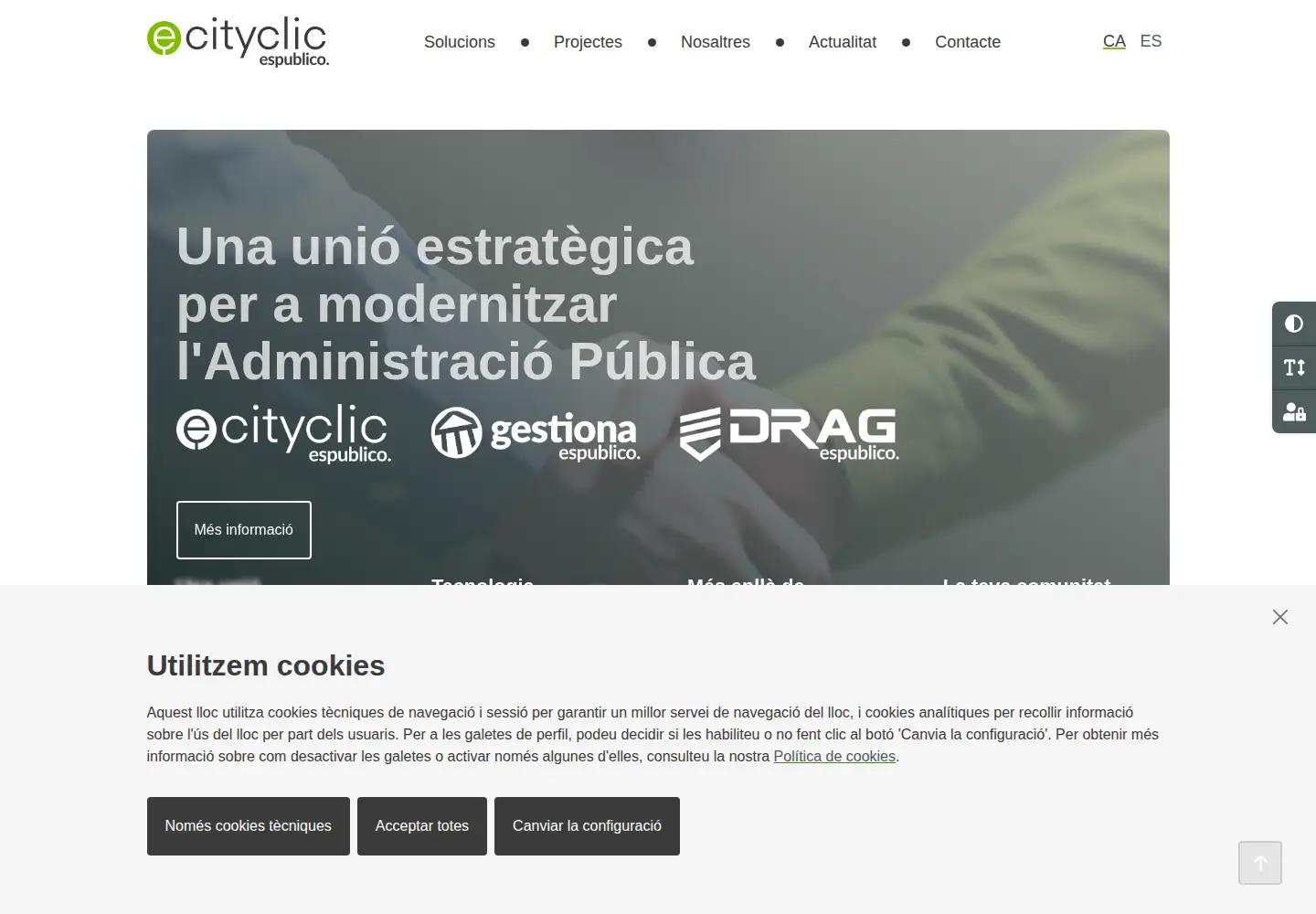 Screenshot of ecityclic.com