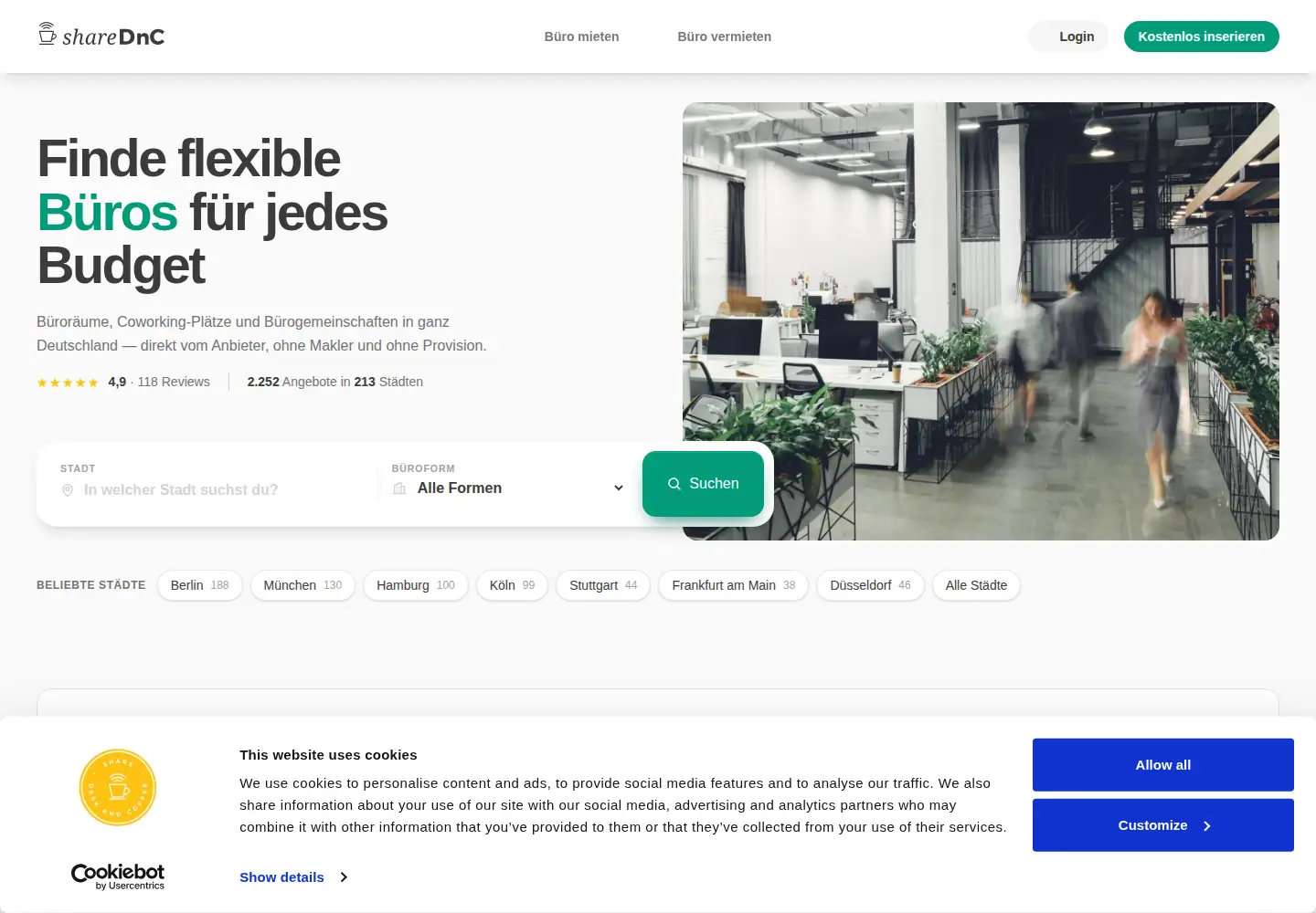 Screenshot of sharednc.com