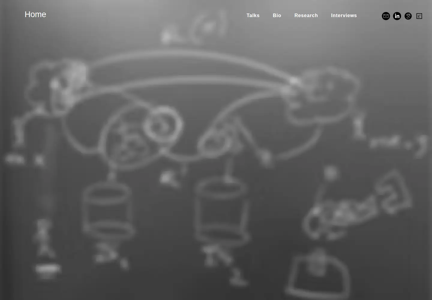 Captured homepage of giancarloguizzardi.com in the current scan