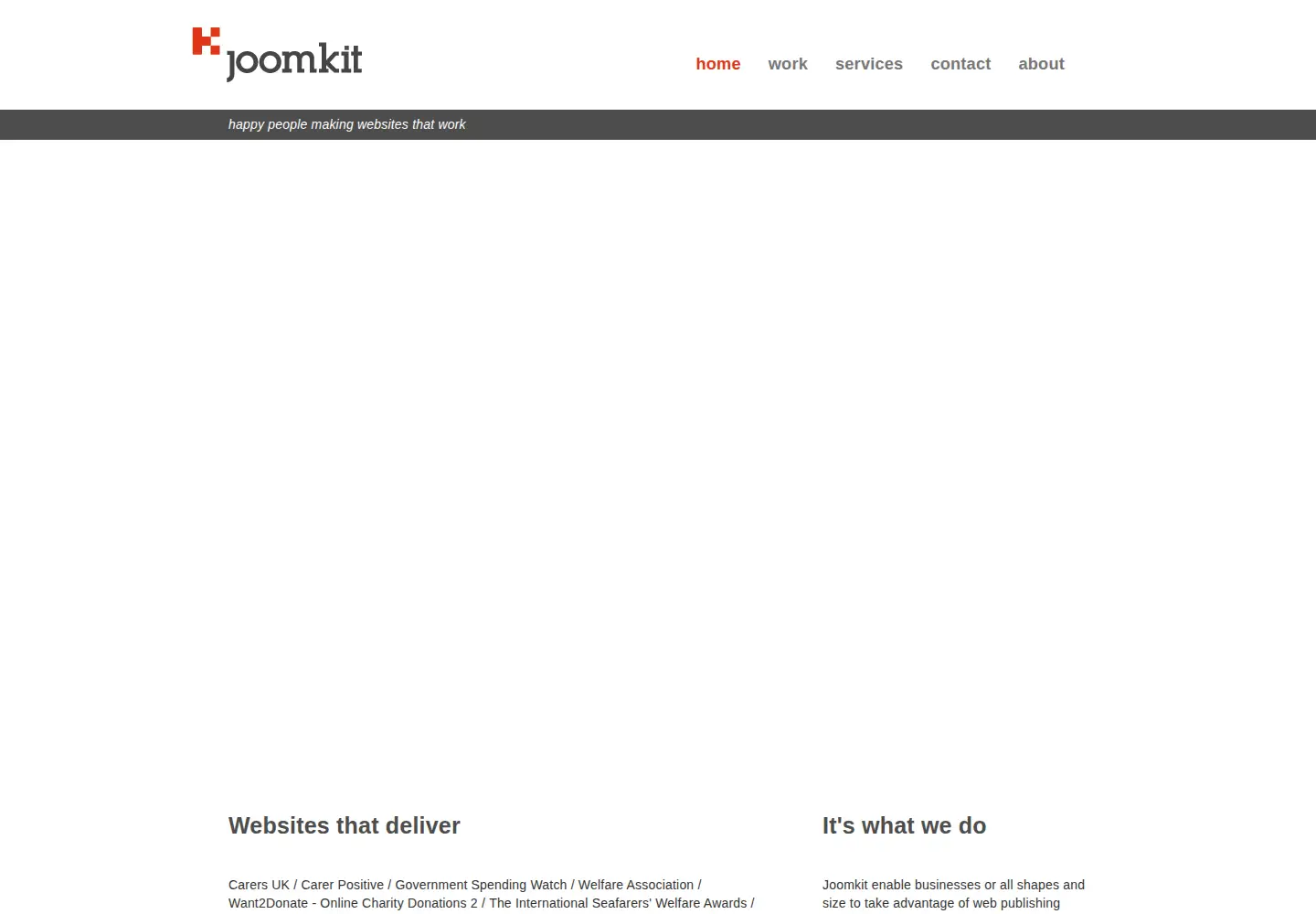 Screenshot of joomkit.com