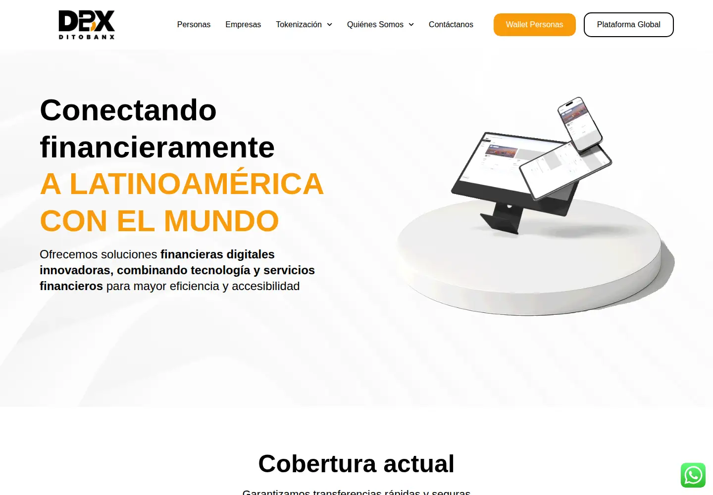 Screenshot of ditobanx.com