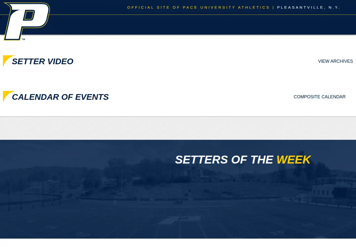 Screenshot of paceuathletics.com