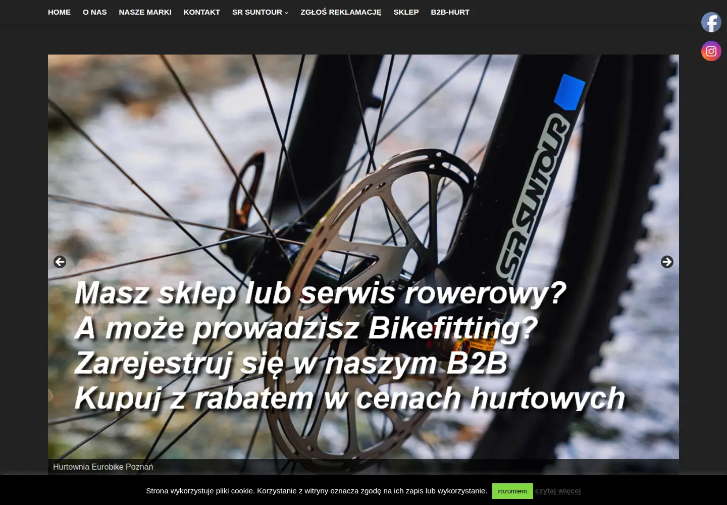 Captured homepage of eurobike.pl in the current scan