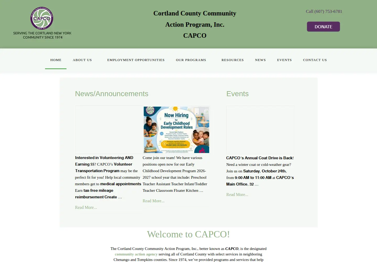 Screenshot of capco.org