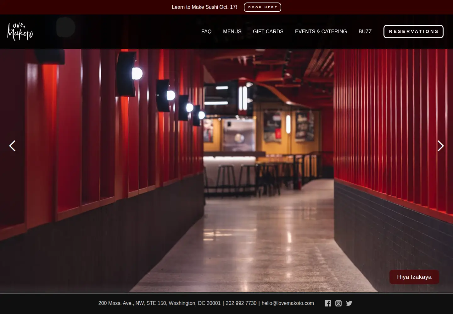 Screenshot of lovemakoto.com