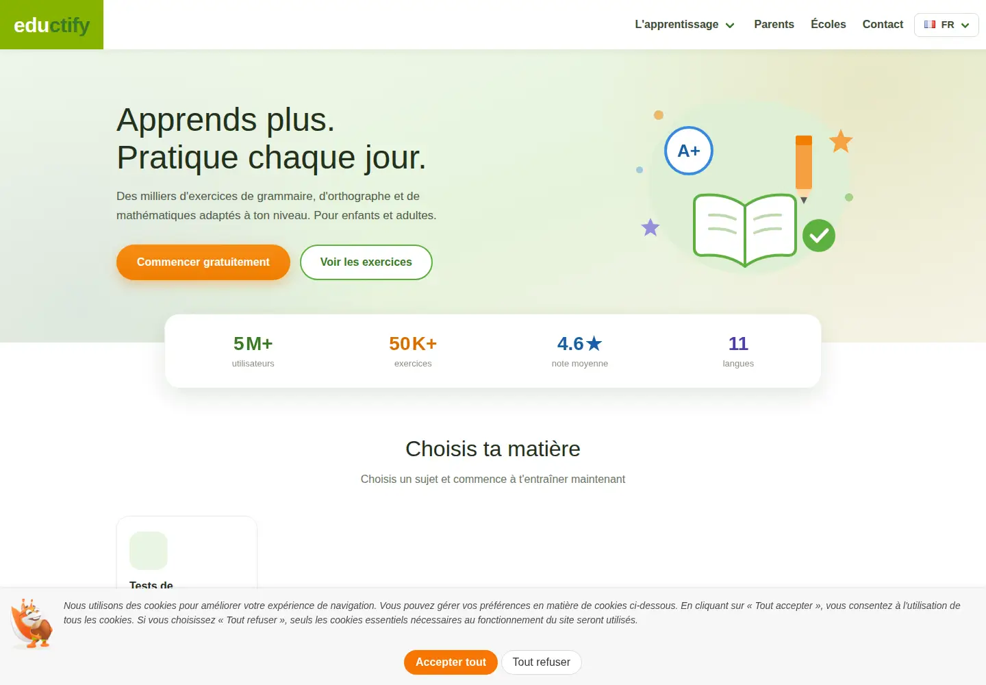 Screenshot of eductify.com