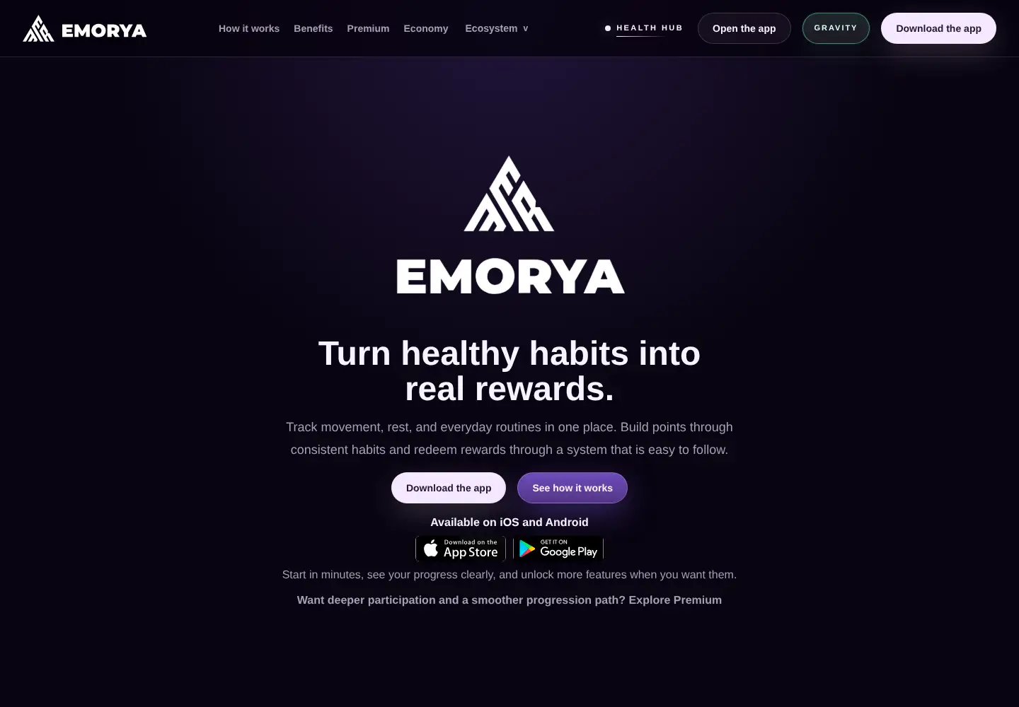 Screenshot of emorya.com