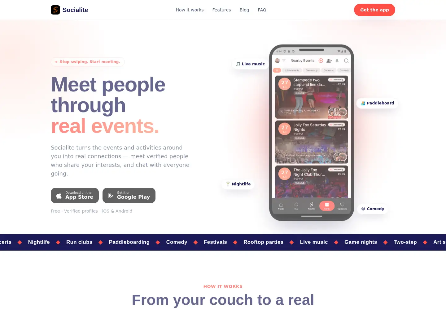 Screenshot of socialite.co