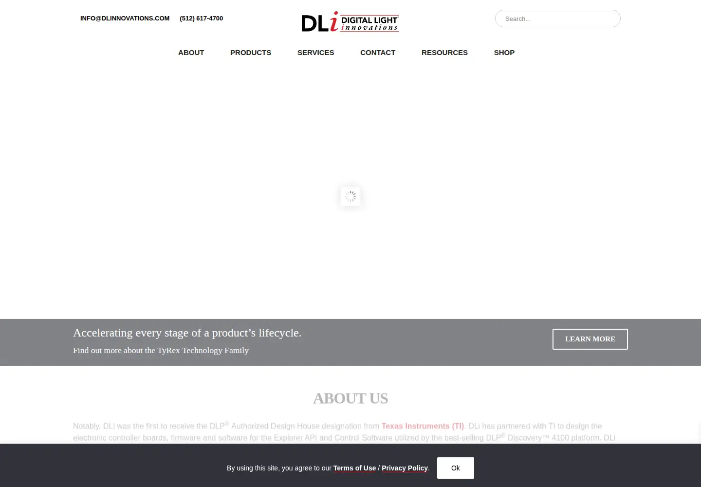 Screenshot of dlinnovations.com