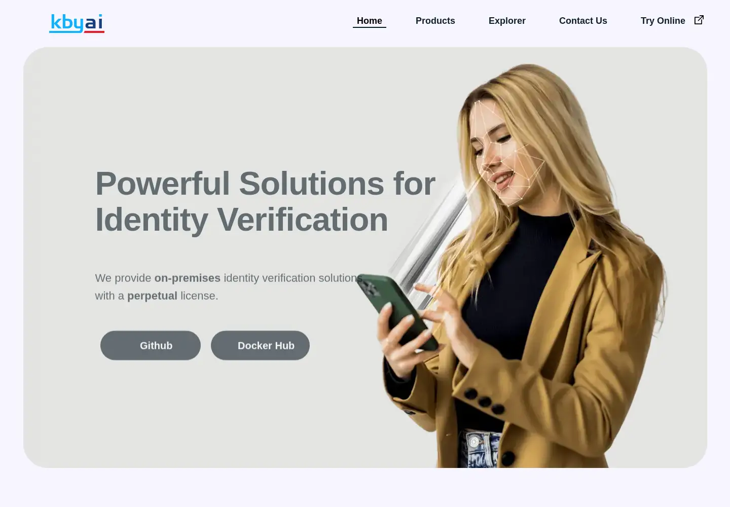Screenshot of kby-ai.com