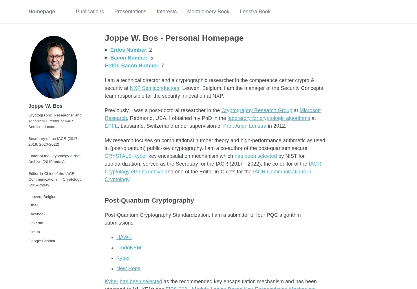 Screenshot of joppebos.com