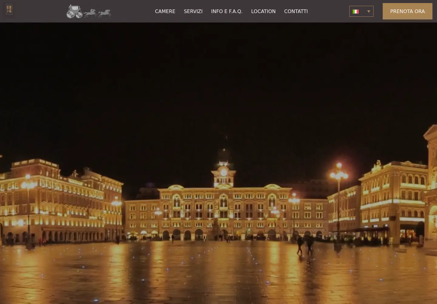 Screenshot of albergopostatrieste.it