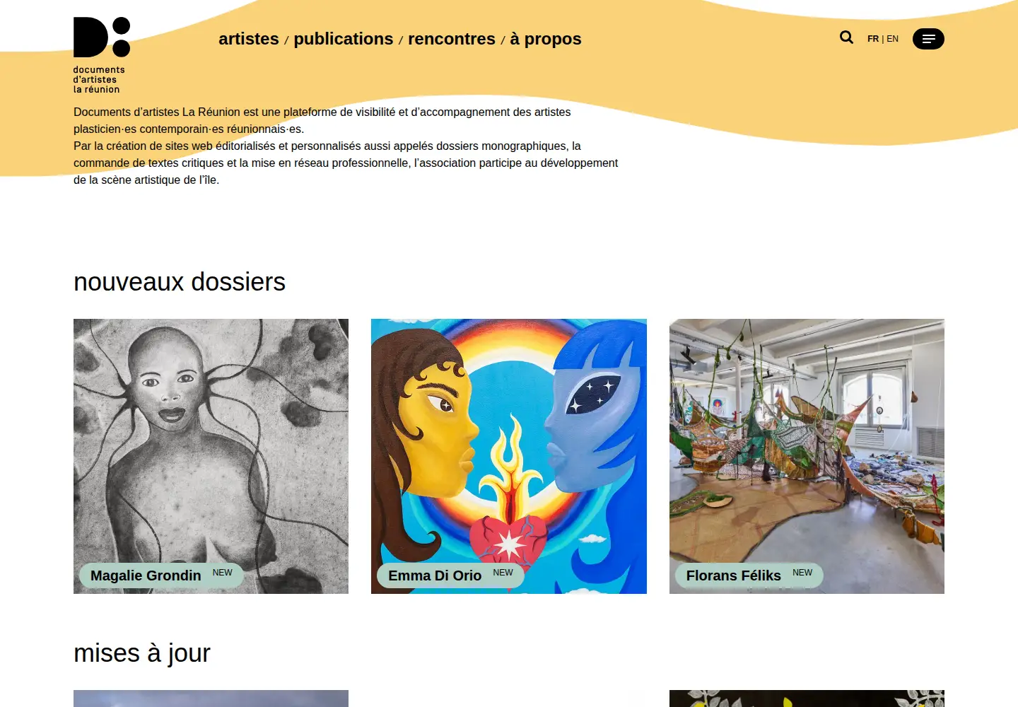 Screenshot of ddalareunion.org