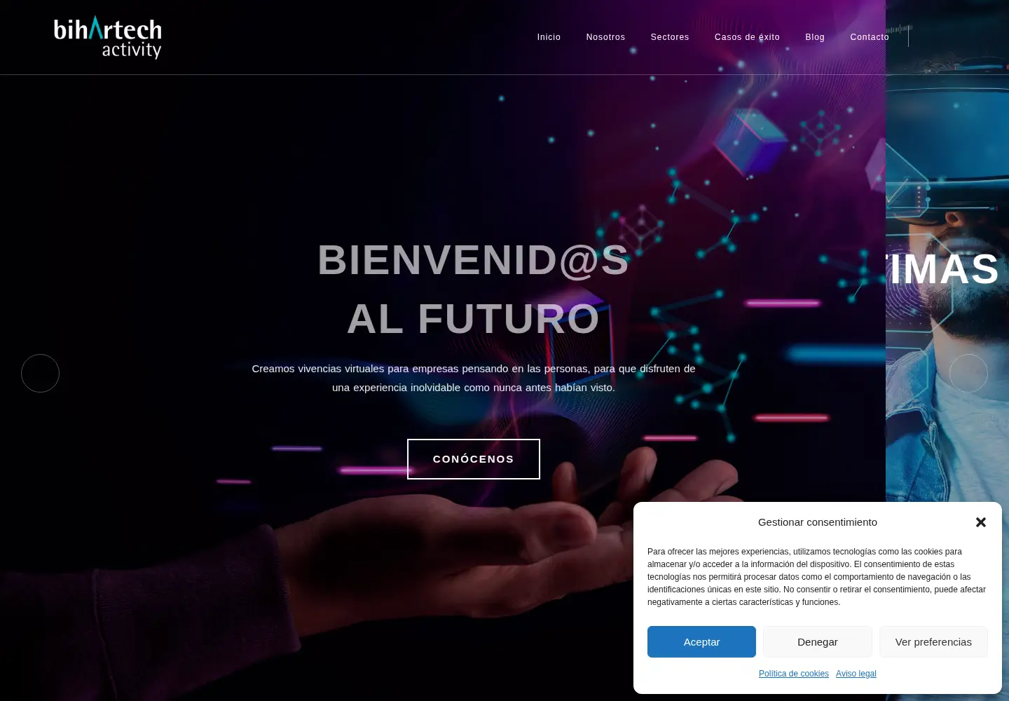 Screenshot of bihartech.com