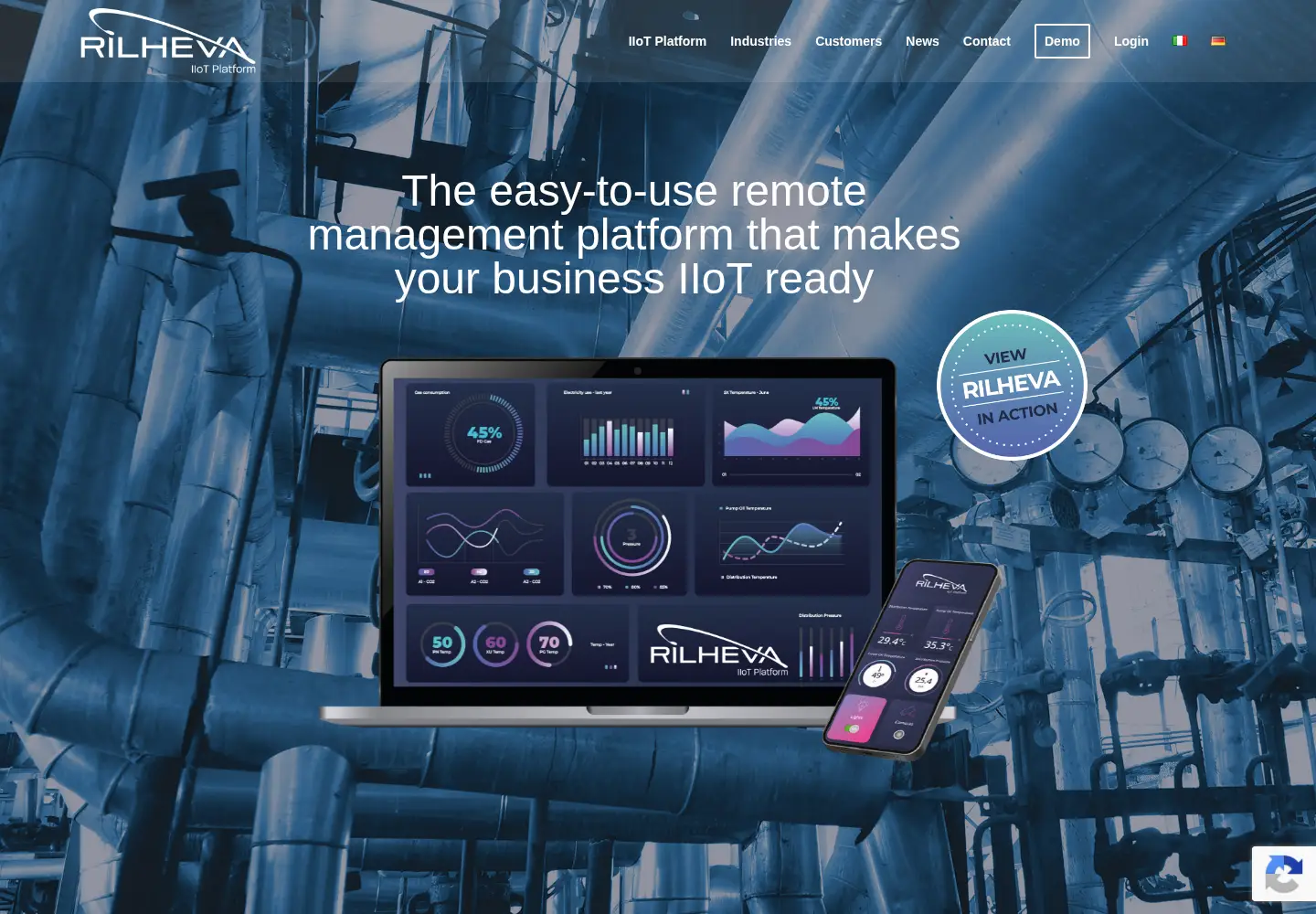 Screenshot of rilheva.com
