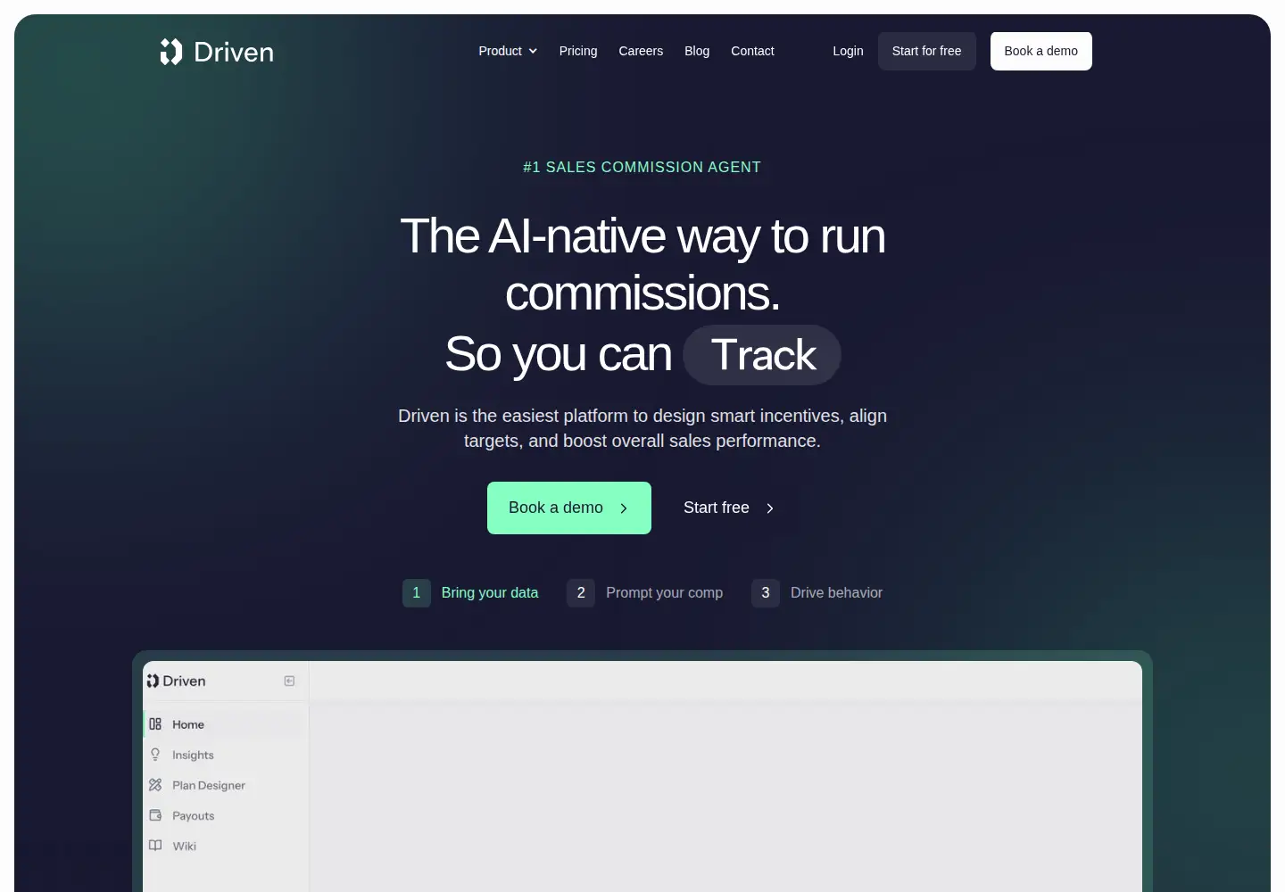 Screenshot of driven.work