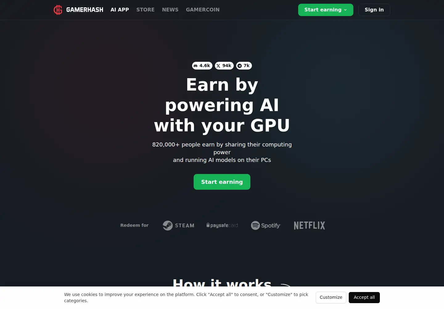 Screenshot of gamerhash.com