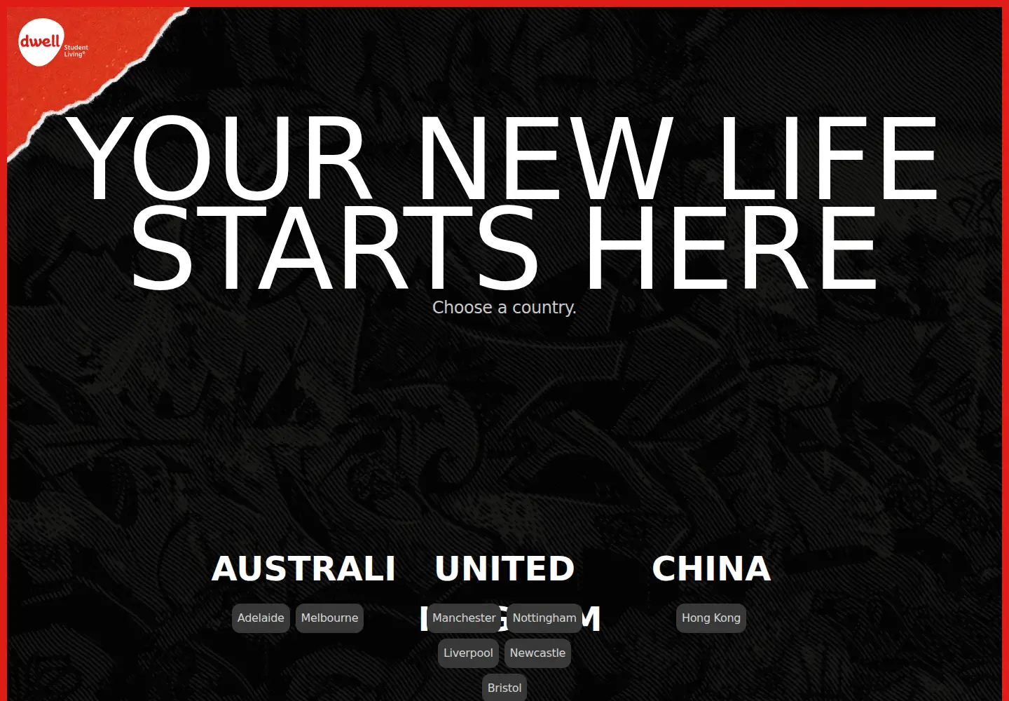 Screenshot of dwellstudent.com