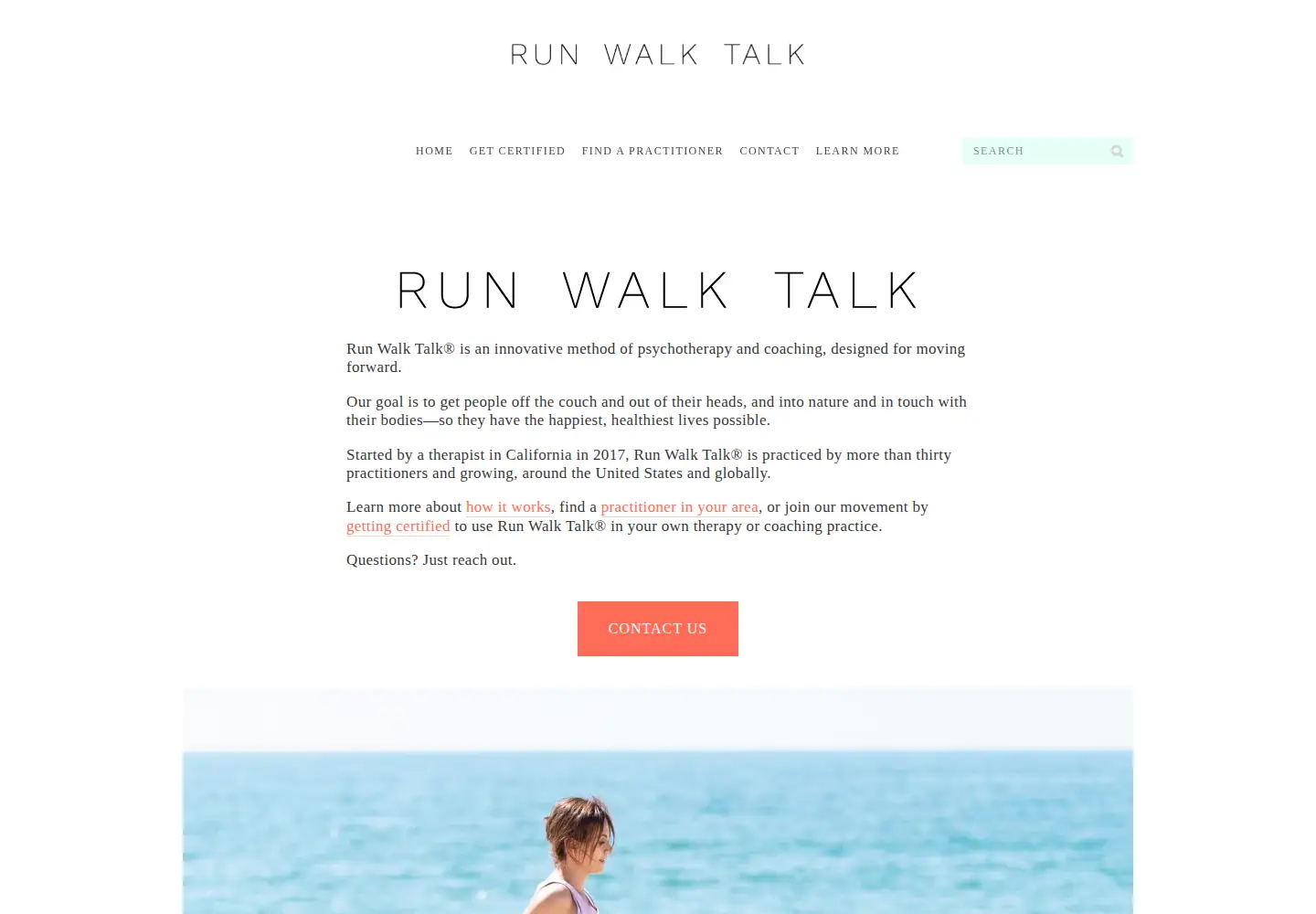 Screenshot of runwalktalk.com