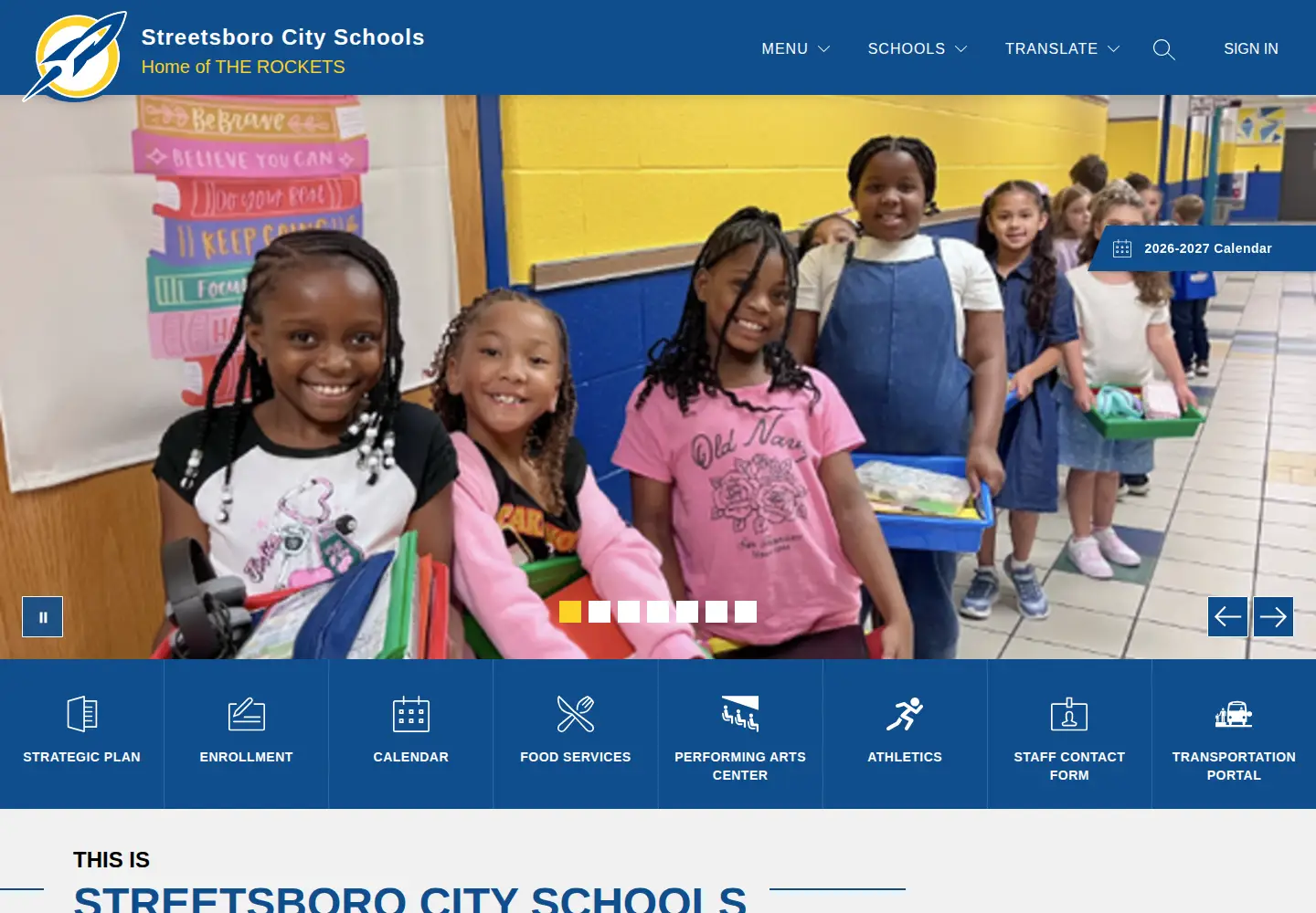 Screenshot of scsrockets.org