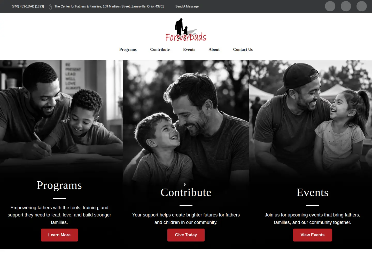 Screenshot of foreverdads.com