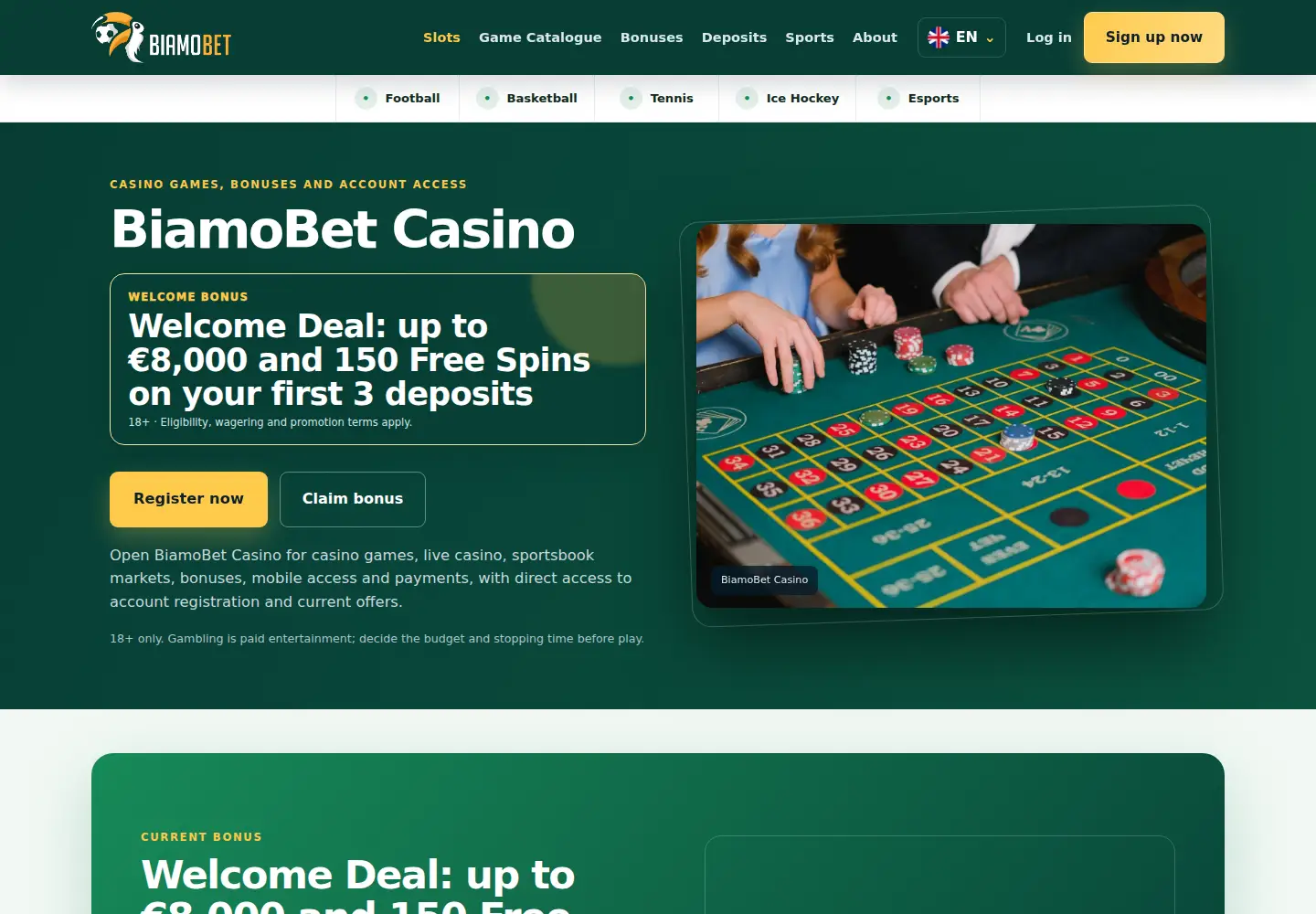 Screenshot of biamobet.eu