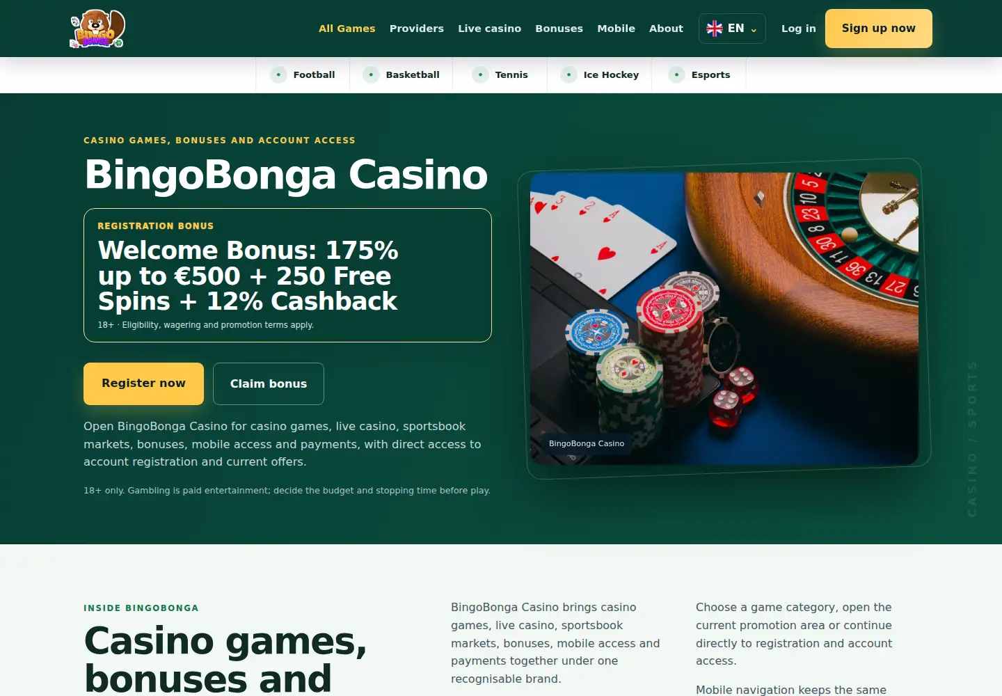 Screenshot of bingobonga.eu