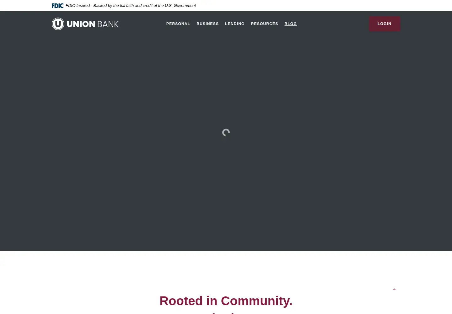 Screenshot of unionbankofmena.com