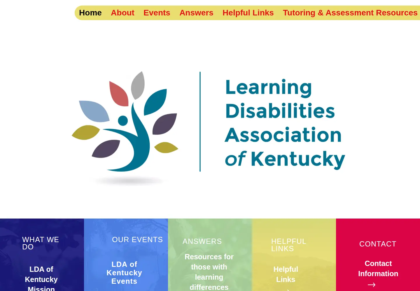 Screenshot of ldaofky.org