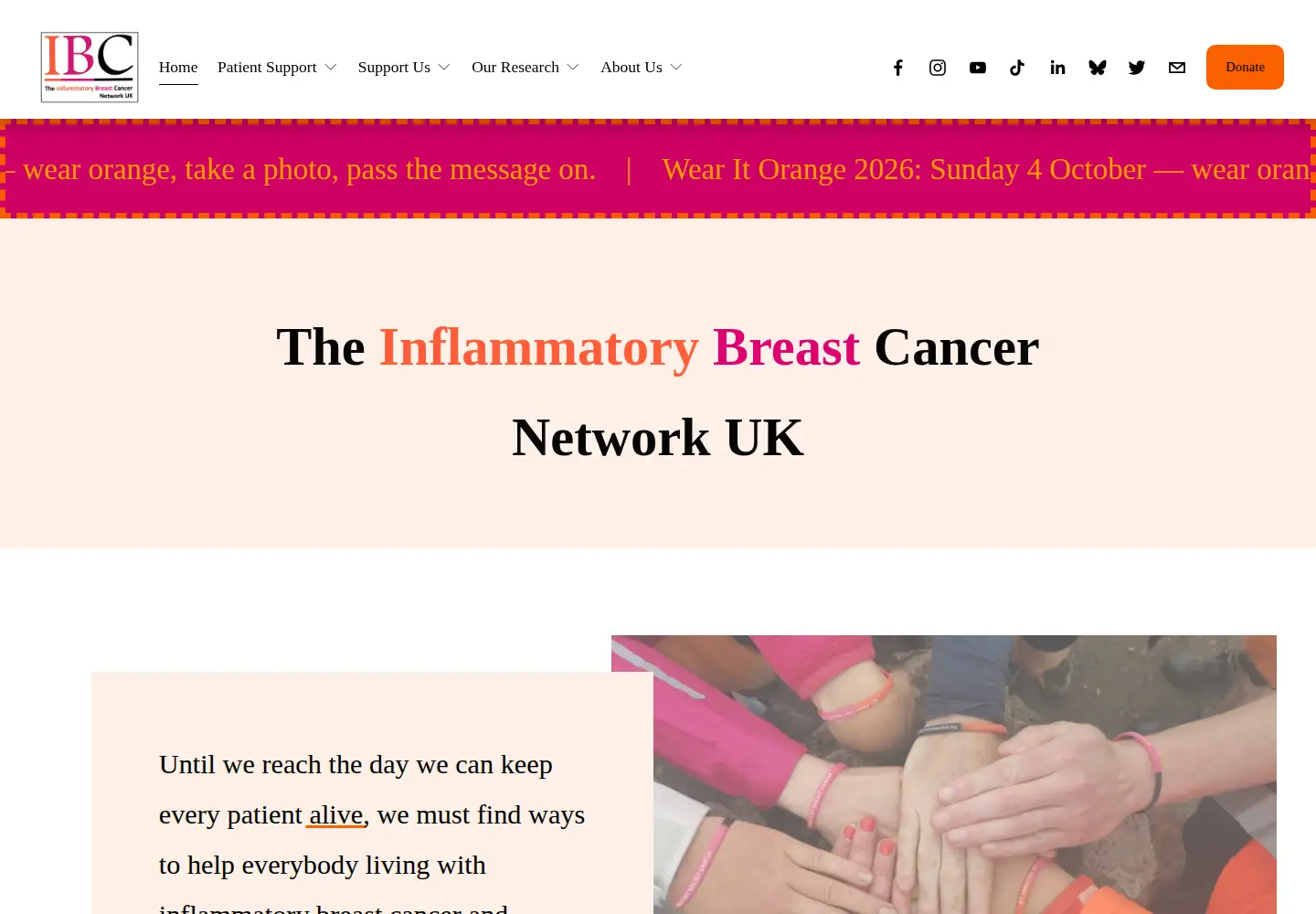 Screenshot of ibcnetworkuk.org