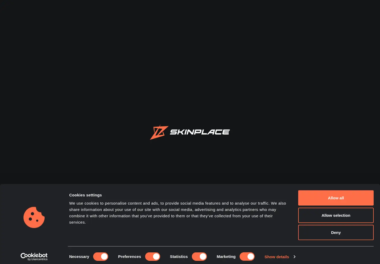 Screenshot of skin.place