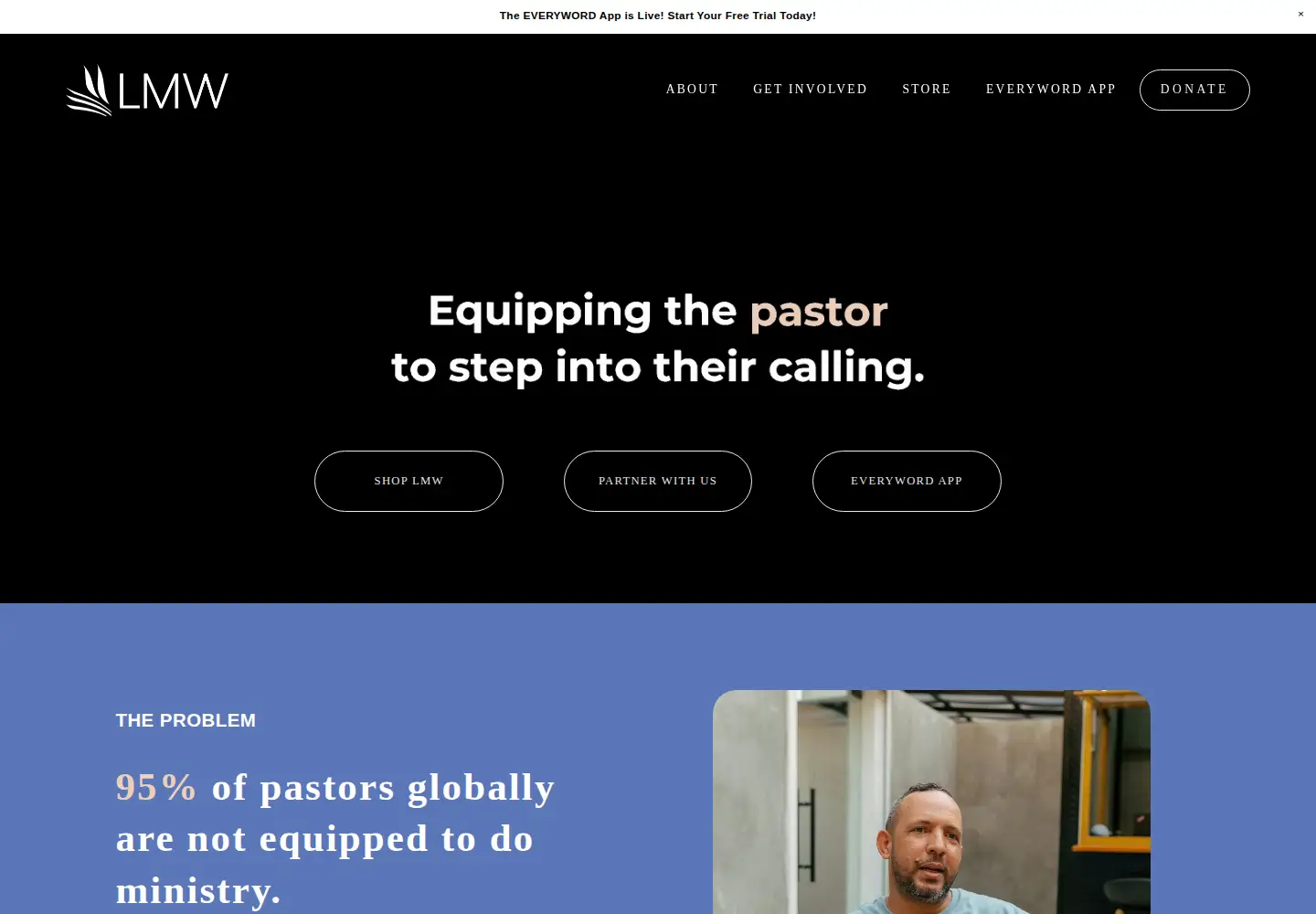 Screenshot of lmw.org
