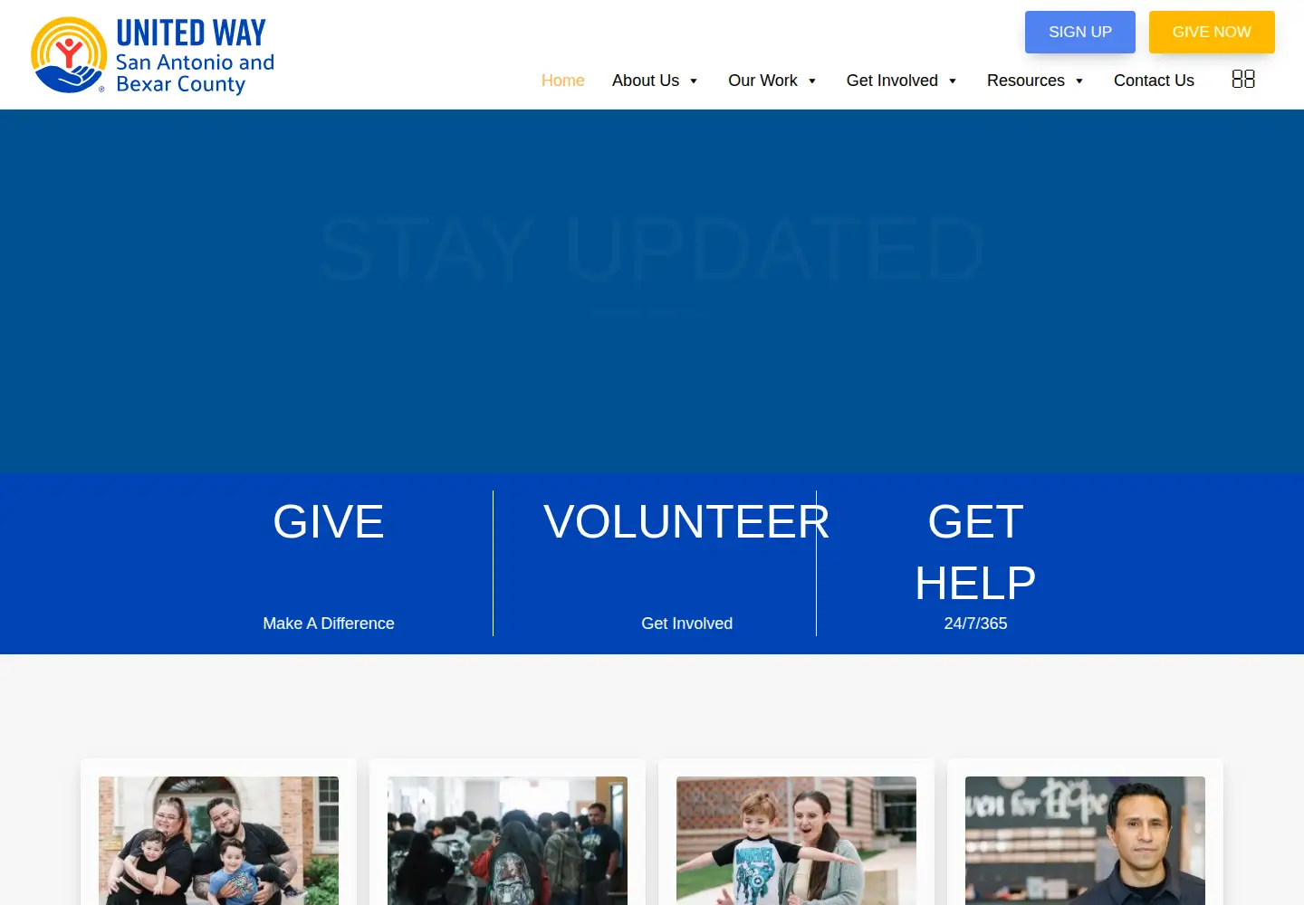 Screenshot of uwsatx.org