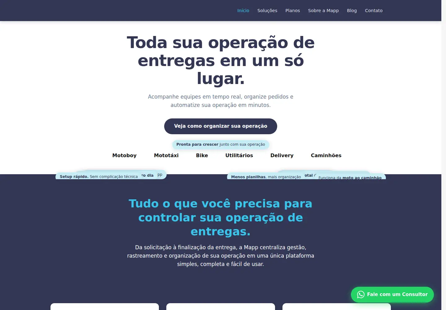 Screenshot of mappsistemas.com.br