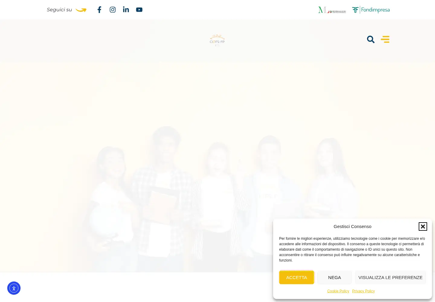 Captured homepage of ciofs-fp.org in the current scan