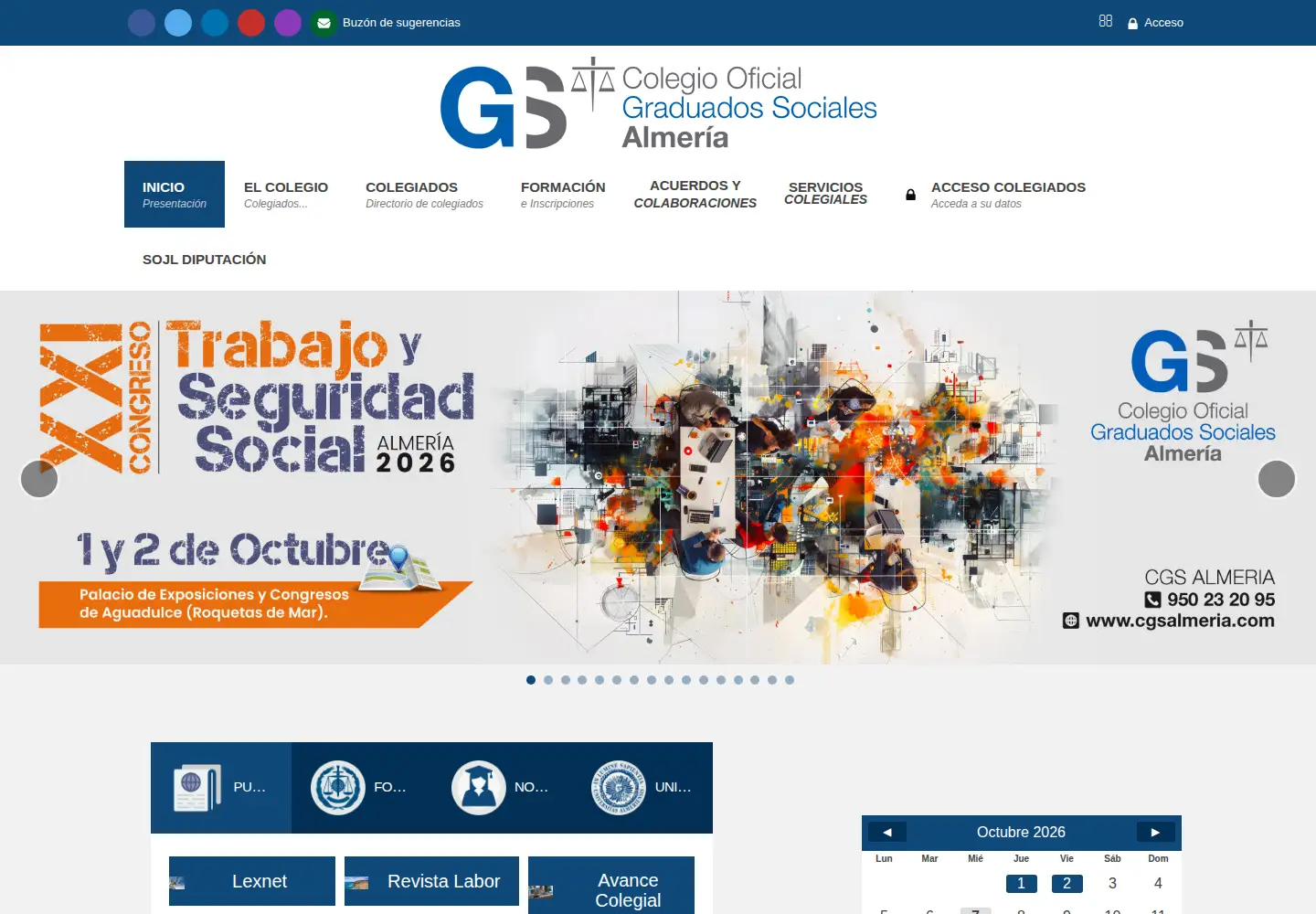 Screenshot of cgsalmeria.com