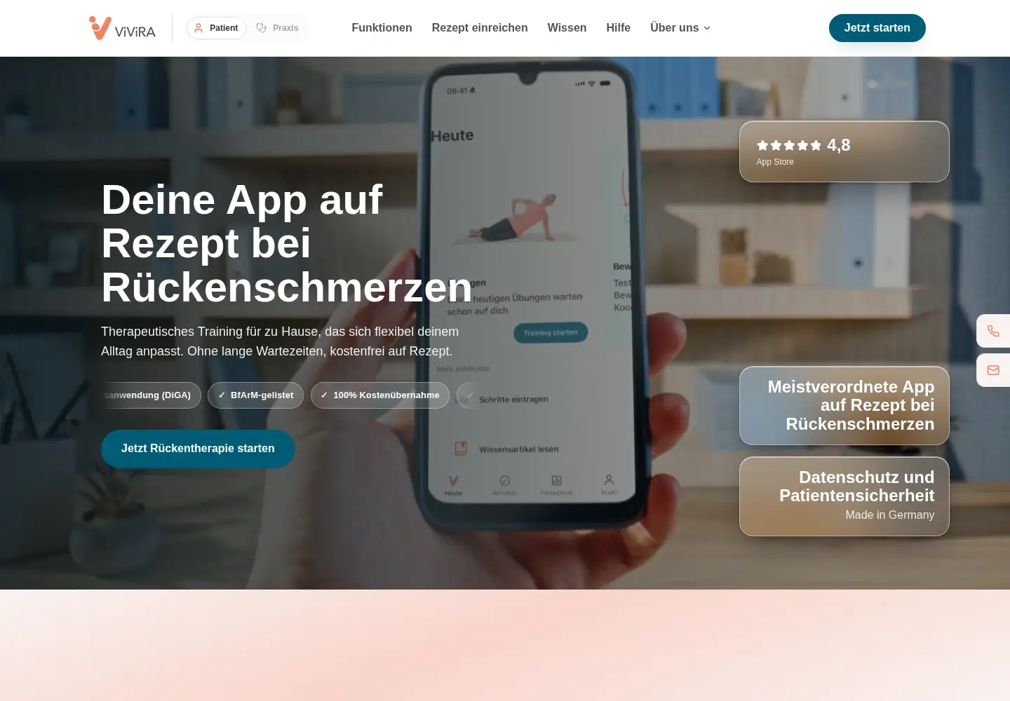 Screenshot of vivira.com
