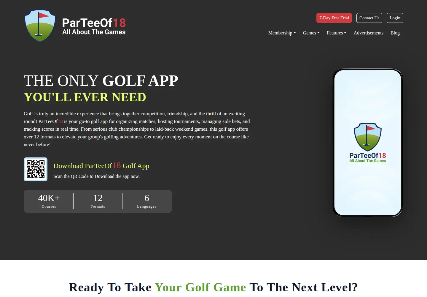 Screenshot of parteeof18.com