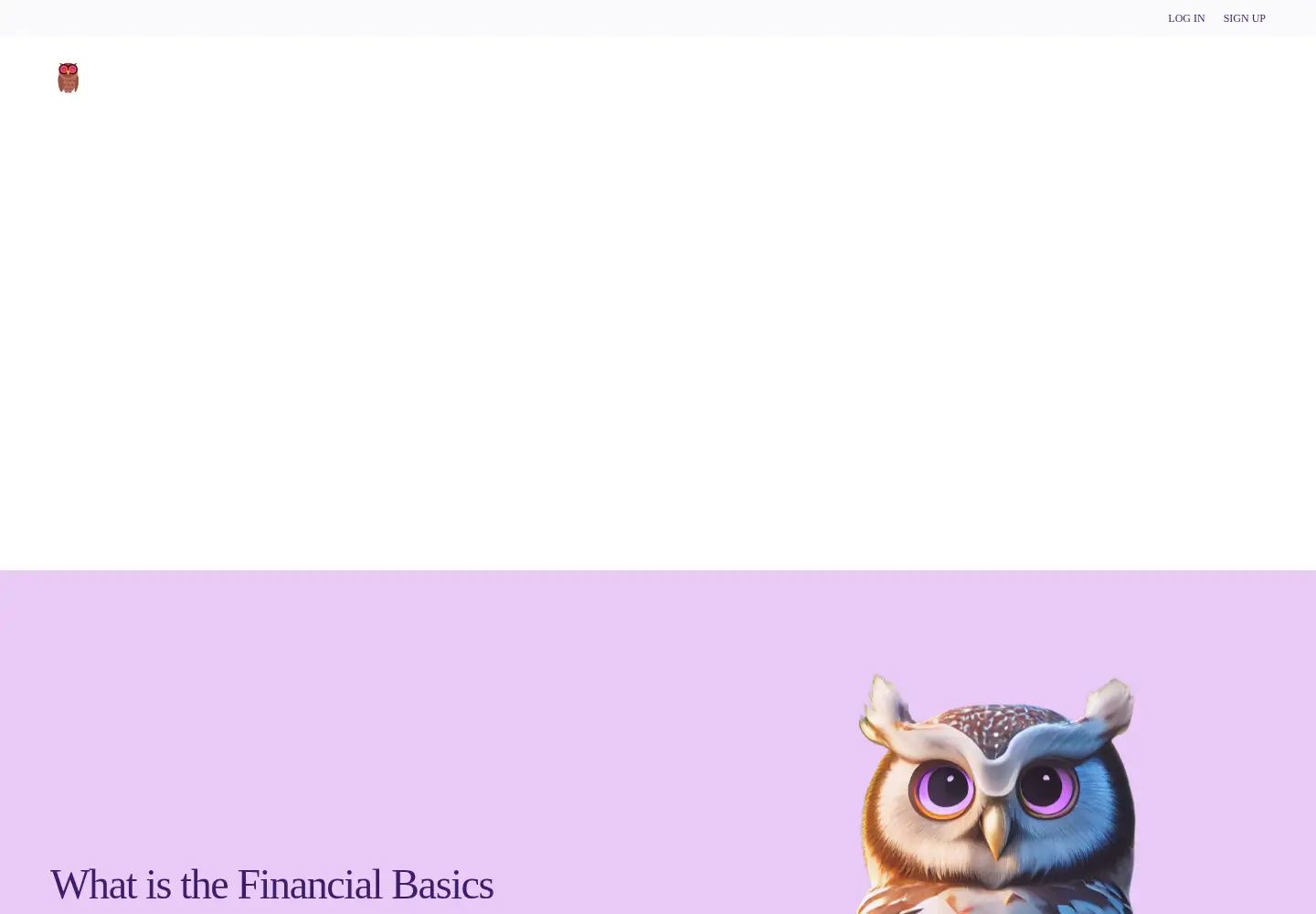 Screenshot of financialbasics.org.au