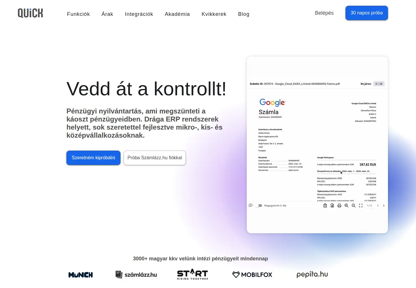 Captured homepage of riport.app in the current scan