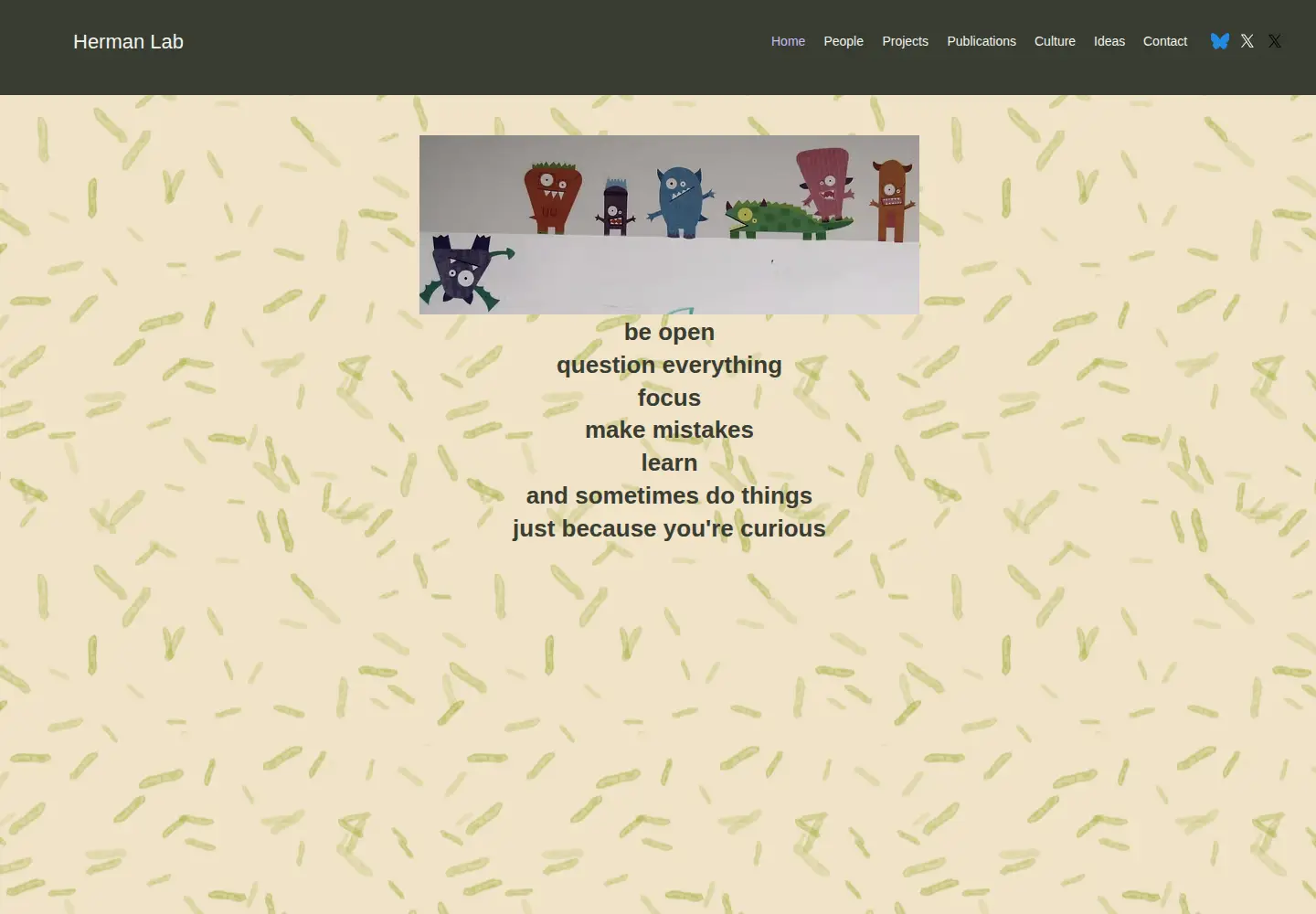 Screenshot of hermanlab.com