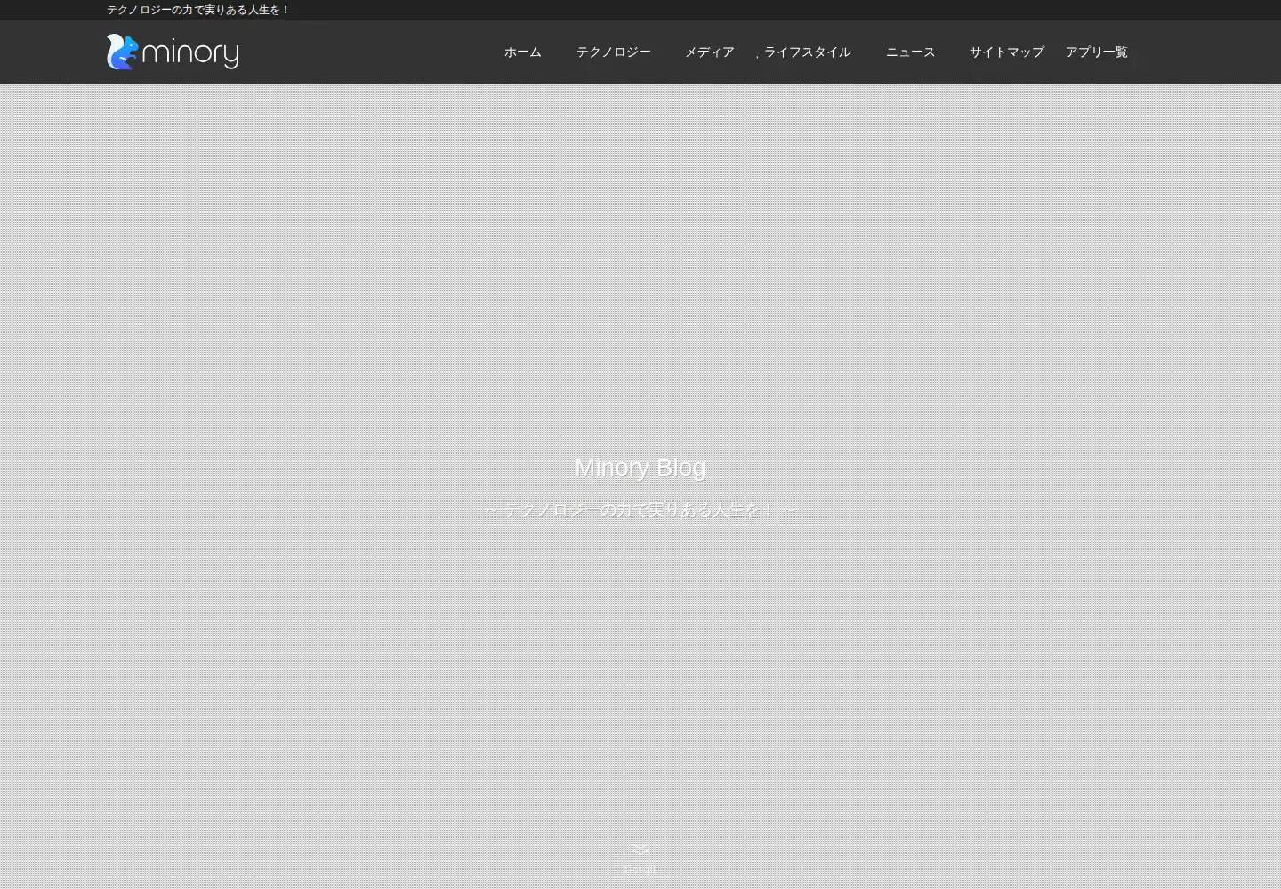 Screenshot of minory.org