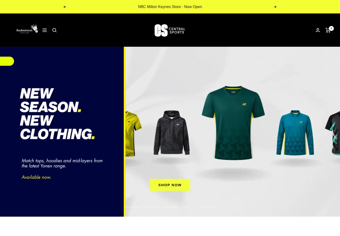 Screenshot of centralsports.co.uk