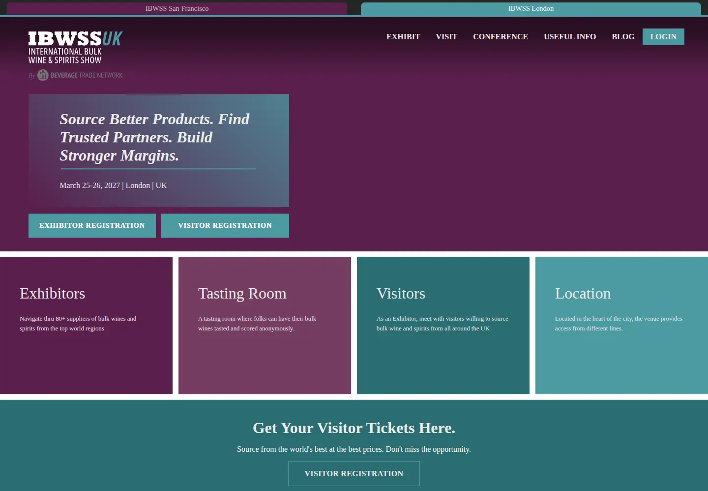 Screenshot of ibwsshowuk.com