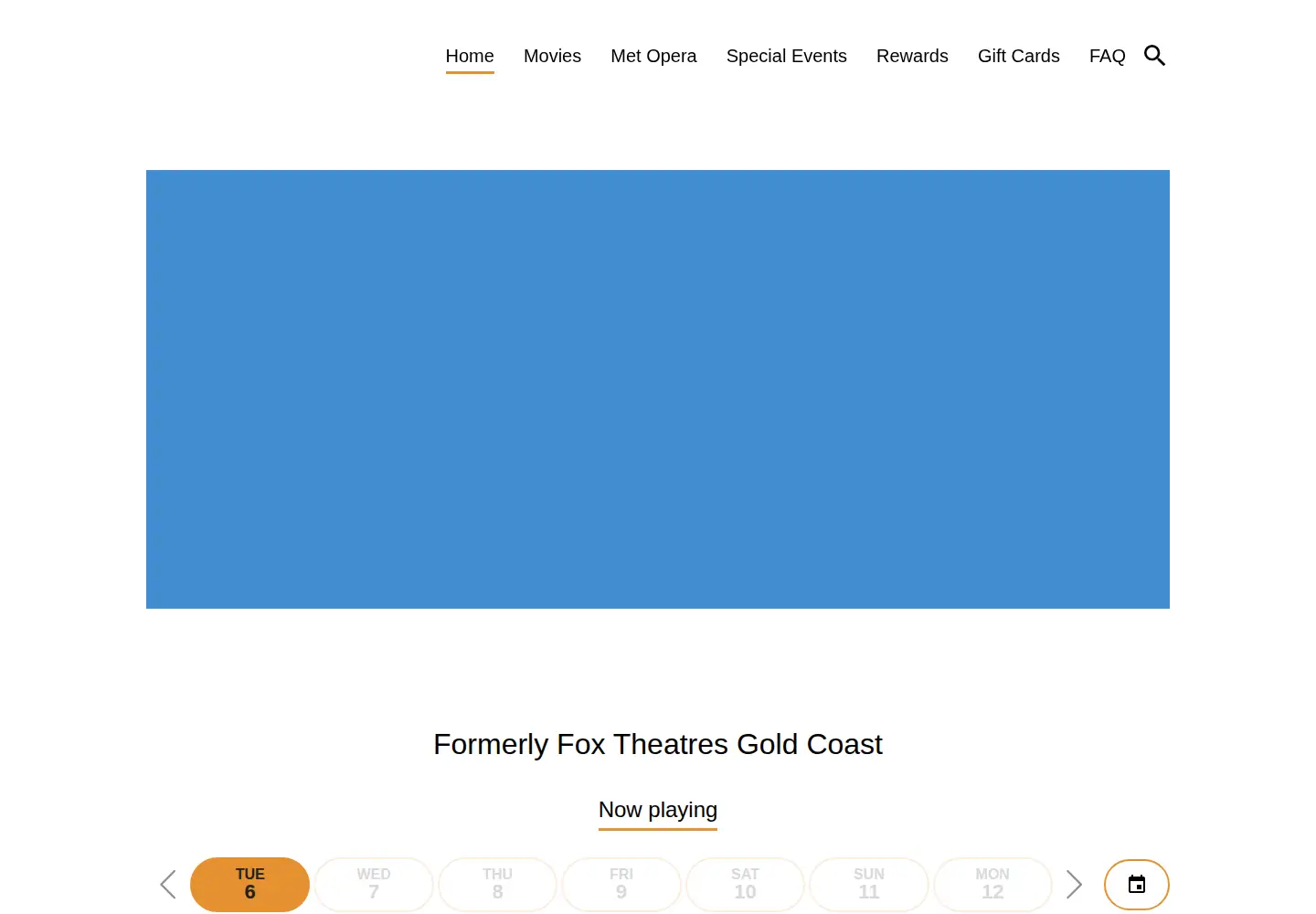 Screenshot of foxshowtimes.com