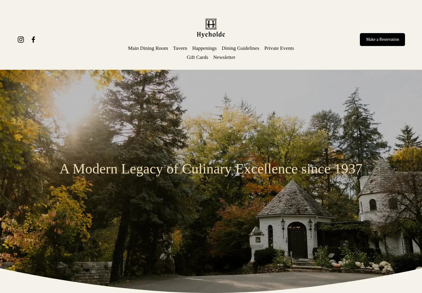 Screenshot of hyeholde.com