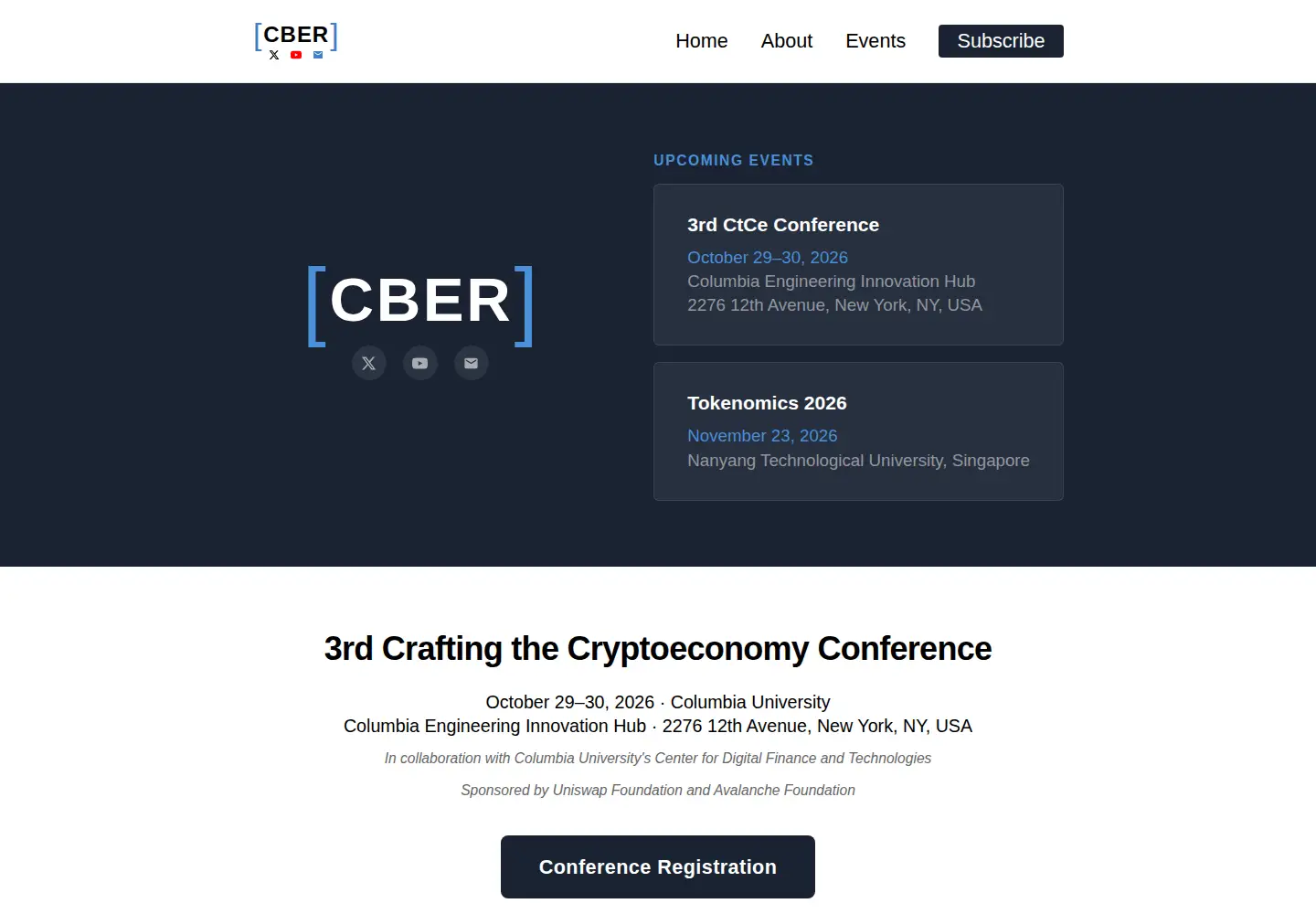 Screenshot of cber-forum.org