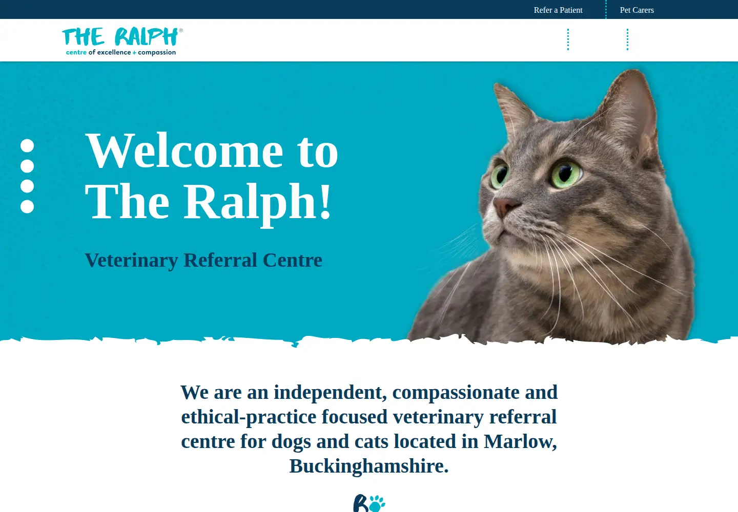 Screenshot of theralph.vet
